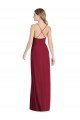 Pleated Skirt Chiffon Evening Maxi Dress with Pockets