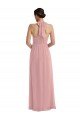 Empire Waist Long Halter Evening Maxi Dress