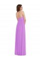Empire Waist Twist Shirred Strapless Evening Dress