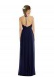 Tie Neck Lace Halter Pleated Skirt Evening Maxi Dress