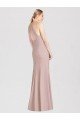High Neck Cutout Halter Trumpet Evening Dress