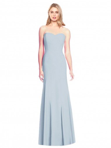 Sweetheart Strapless Flared Skirt Evening Maxi Dress UK