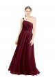 One Shoulder Floor Length Long Tulle Evening Dress
