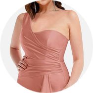 One Shoulder Evening Dresses UK